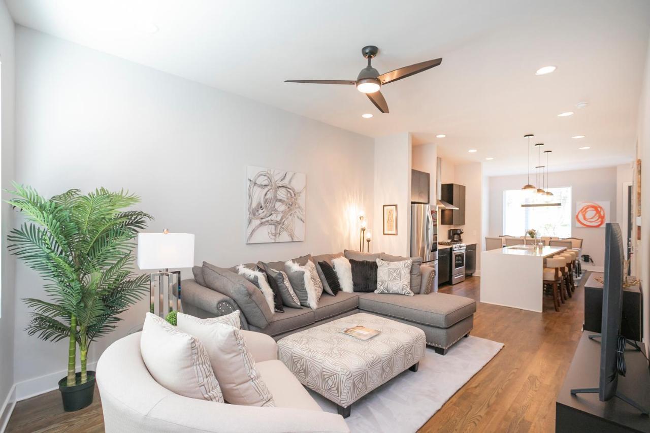 Luxury Townhome Skyline Views Mins To Dt Nashville Esterno foto