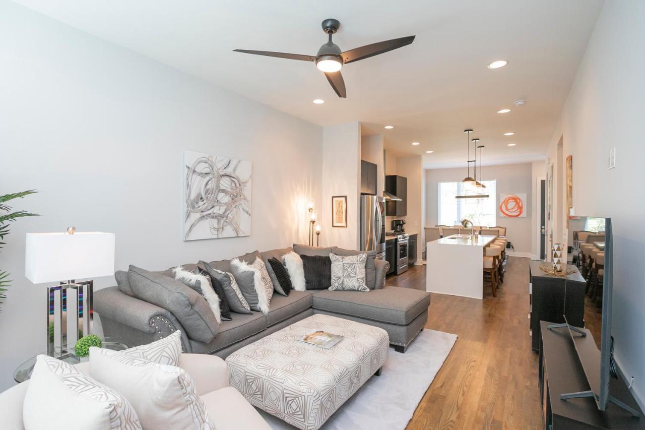 Luxury Townhome Skyline Views Mins To Dt Nashville Esterno foto